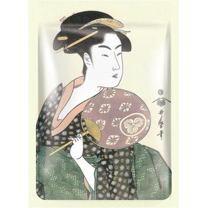 Mitomo Royal Jelly & Sakura Gezichtsmasker - Intens Voedende Face Mask Met Glycerine - Hyaluronzuur - Anti Glycatie - Japans Skincare Rituals Gezichtsverzorging Vrouw - 6 Stuks