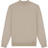 Malelions - Knitted Mockneck Sweater - Sand - Gebreide Trui