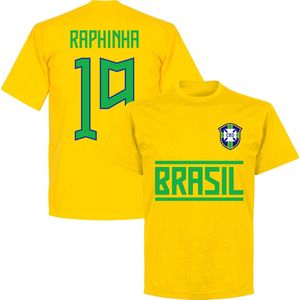 Brazilië Raphinha 19 Team T-Shirt - Geel - M
