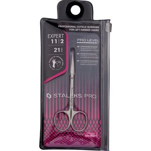 Staleks Pro Expert 11/2 - 21mm - Cuticle Scissors - Left-Handed
