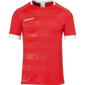 Uhlsport Division 2.0 Shirt Korte Mouw Kinderen - Rood / Wit | Maat: 164