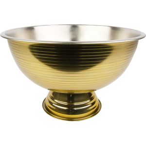 Niceey Champagneschaal - Champagnekoeler - Ijsemmer - Champagne Emmer - Champagne Bowl - RVS - Goud