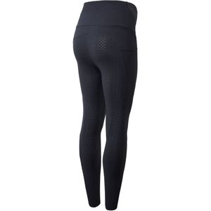 Horze Ginny Zwangerschaps Siliconen Zitvlak Paardrijlegging met Telefoonzakken, Dark Navy, 36