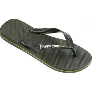 Havaianas - Brasil Logo - Teenslippers - Groen - Rubber