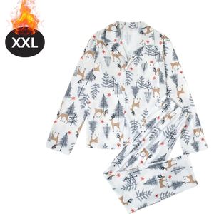 Bovista Kerst Pyjama - Heren - Kerstpyjama - Mannen - Slaapkleding Volwassenen - Set - Broek - Shirt - Christmas - Maat XXL