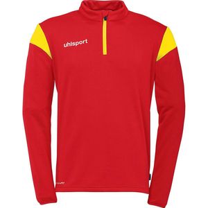 Uhlsport Squad 27 Ziptop Heren - Rood / Geel | Maat: M