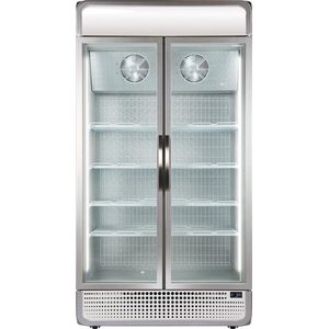 Husky F10PROFREEZER - Vriezer - Met Display - Drie Dubbel Glas - 771 Liter - 45dB - Zilver