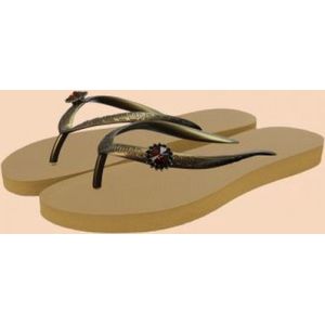 Uzurii Original Switch Dames Slippers Ochre Geel Kunststof 514 02