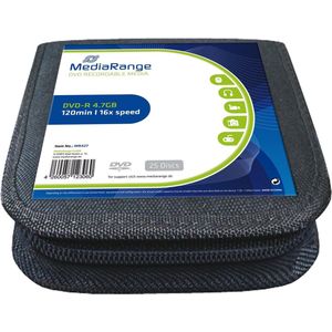 MediaRange MR427 4.7GB DVD-R 25stuk(s) lege dvd