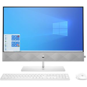 HP Pavilion 27-d0002nd - Alles-in-een-pc - Wit - Intel Core i5-10400T - 8GB DDR4 - 1TB SSD - 27 inch Full HD