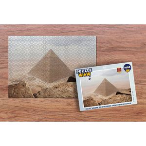 Puzzel Zicht vanaf de Piramide van Cheops Egypte - Legpuzzel - Puzzel 1000 stukjes volwassenen