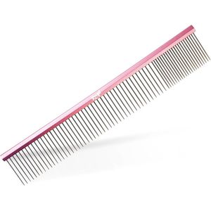 Professionele kam voor honden en katten - verzorgingstool - 1 stuk - zwart