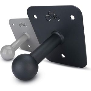 Universele wandhouder voor fietsendrager + bevestigingsmateriaal - stijlvolle houder voor garage en kelder - fietsenopslag oplossing