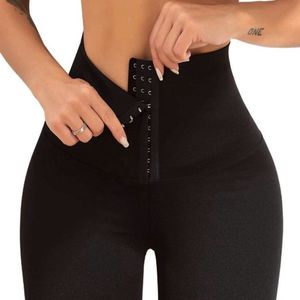 Waist Trainer legging - Slimming Shaper legging - Slimming Corset legging - Body Shaper High-Waist Dames Hoge Taille - Sport Leggings - Up-Fit - Legging Dames - Zwart - Maat XL - 2XL