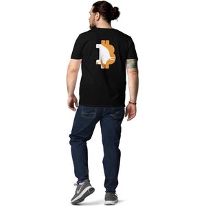 Bull Run - Bitcoin T-shirt - Rug Print - Unisex - 100% Biologisch Katoen - Kleur Zwart - Maat L | Bitcoin cadeau| Crypto cadeau| Bitcoin T-shirt| Crypto T-shirt| Bitcoin Shirt| Bitcoin Merchandise| Crypto Merchandise| Bitcoin Kleding
