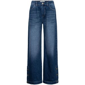 &Co - Jacey - Denim Broek - Wijde Broekspijp