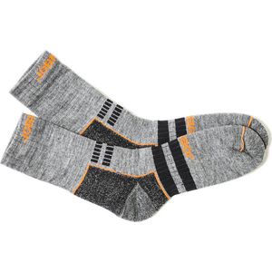 Jobman 9591 Wool Socks 65959185 - Donkergrijs/Zwart - 46/48
