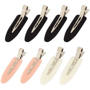 16 Stuks Haarclips - Kreukvrije Haarclips - Voor Styling, Make-up, Slapen - ABS-hars en Roestvrij Staal, Antislip, Buigloos Ontwerp - 3 Kleuren
