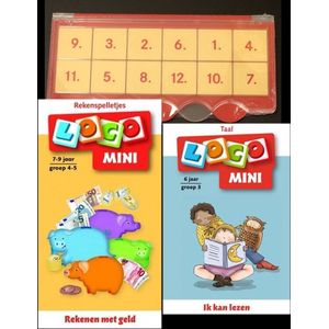 Voordeelset Loco Mini: Basisdoos mini + Rekenen met geld mini + Ik kan lezen