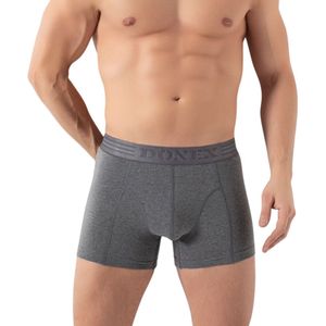 Heren boxershorts - DONEX® - 3 stuks - Katoen - Antraciet - Maat XL