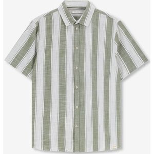 Sissy-Boy - Overhemd - Groen Gestreept - Korte Mouwen