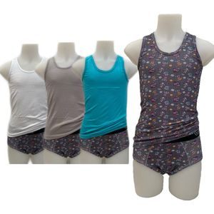 Embrator jongens Ondergoed setje 5-stuks blauw maat 104/110