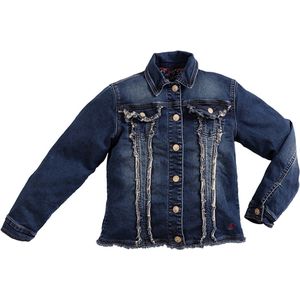 Blue Barn Jeans - spijkerjasje - vintage - donkere wassing - Maat 152/158