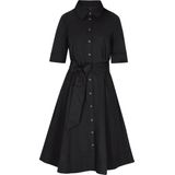 DreiMaster - Klassik - Blousejurk - Zwart