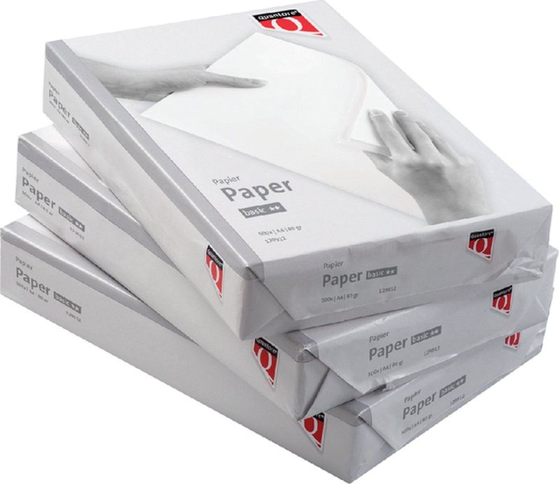 Quantore - Basic - Kopieerpapier - A4 - 80gr - Wit - 500 Vel