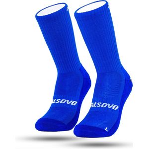 CALSOVO - Gripsokken - Anti-Slip - Donkerblauw - One Size (38-45) - Voetbal