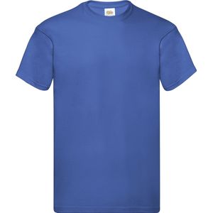 Konings Blauw 2 Pack t-shirt Fruit of the Loom Original maat XL