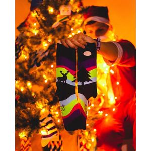 Poollicht sok Rendier | kerstboom | kerst sokken | noorderlicht | Multi-color | Onesize fits all | Herensokken en damessokken | Leuke, grappig sokken | Funny socks that make you happy | Sock & Sock