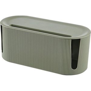 Kabeldoos organizer voor in de auto, opbergdoos voor netsnoeren, kabel organizer voor op het bureau, verborgen aansluitdoos voor stekkerdozen, kabel organizer voor opbergruimte