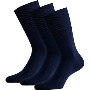 Apollo Modal Antipress Sokken Donkerblauw 43-46 3 paar