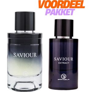 SAVIOUR Eau De Parfum 100ml + 60ml EXTRACT Valentine, Vaderdag, Herenparfum, Valentijn, parfum voor heren, parfum heren, parfum mannen, valentijn cadeautje voor hem, valentijnsdag voor mannen