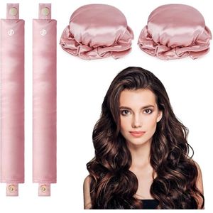 Heatless Curls - Haar Kruller - Haarkruller - Krullen zonder Warmte - Krullen zonder Hitte - Krullend Haar Producten - Haarrollers - Krulspelden - Heatless Curls Tool - Heatless Curler