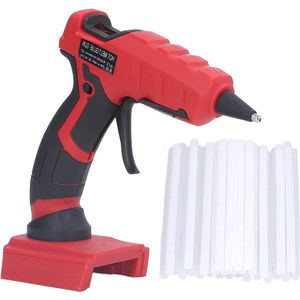18V Draadloos Heet Lijmpistool Thuis Speelgoed Reparatie Ambachten Diy Hete Lijm Smeltpistool Kit Snel Voorverwarmen Geïsoleerd Mondstuk Met 30Pcs Stick Past Op 18V 48-11 Serie Batterij
