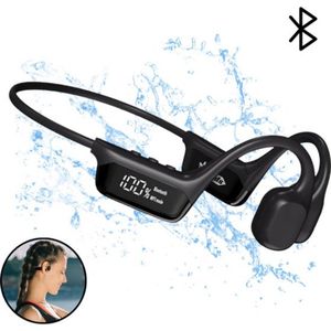 MrGoods - Bone Conduction Headphone - Open Ear Koptelefoon - Bone Conduction Koptelefoon - Sport Oortjes - Koptelefoon Bone - Sport Hoofdtelefoon - Waterdicht - Bluetooth 5.4 - 32GB Geheugen - Geschikt voor elk Apparaat - Zwart