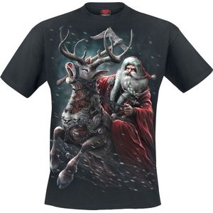 Spiral Sleigher Heren T-shirt - zwart - 3XL