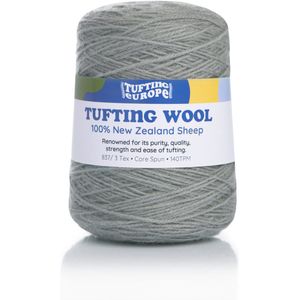 Donkergrijze 500 g wollen Tufting Garen Tufting Yarn - 100% Nieuw-Zeelandse Wol