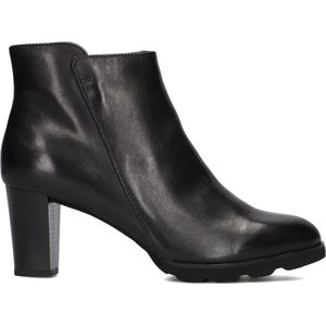 Notre-V Patricia-01 Enkellaarsjes - Enkelboots met rits - Dames - Zwart - Maat 42