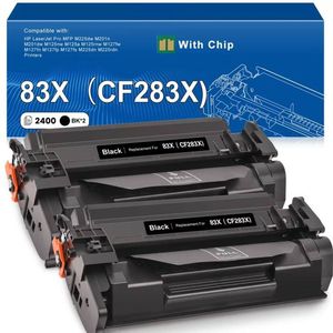 Huismerk toner HP 83X CF283X / Cartridge Canon 737 Zwart - 2400 pagina's | Geschikt voor HP Laserjet Pro MFP M201 M255 en Canon i-SENSYS