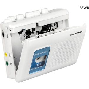 RFWR® Draagbare Cassettespeler en Tape Recorder met Ingebouwde Luidspreker en Microfoon