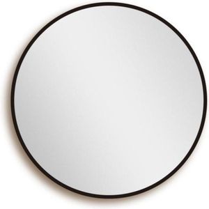 Saniclass Retro Line 2.0 spiegel – Wandspiegel – 60cm – Mat zwart