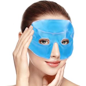 Verkoelend Oogmasker voor Ontspanning en Oogverzorging - Koelbril met Gelvulling en Opbergzak