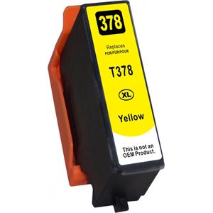 Boxstuff compatibel inktcartridge geschikt voor Epson 378 / 378XL - Geel - Geschikt voor Epson Expression Photo XP-8500, XP-8600 en XP-8700 - Inktpatroon - inkt