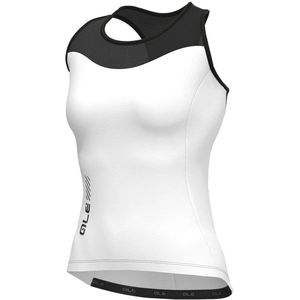 Alé - Womens Color Block - Fietshemd - Wit - Stretch, 85% Polyamide, 15% Elastaan