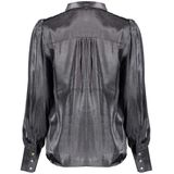Geisha - Blouse - Zilver - 53593-32 - Aangesloten Pasvorm - Lange Mouwen