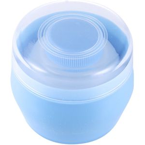 3-pack poederdonsjes met opbergdoos, zachte, pluchen donsjes, geschikt voor het aanbrengen van talkpoeder, draagbaar en gemakkelijk te gebruiken