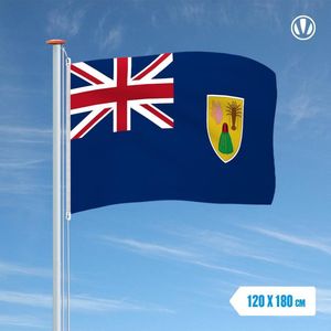 Vlag Turks en Caicoseilanden 120x180cm